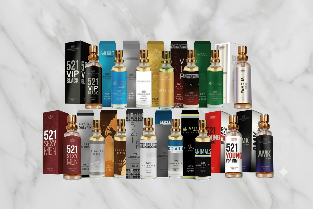 Banner panorámico perfumes